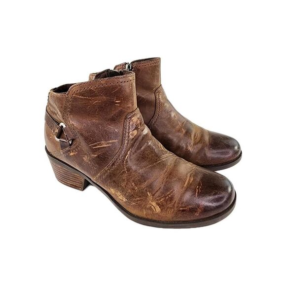 Teva Women's Foxy Ankle Boots US 8.5 Brown Zip Booties - Picture 1 of 11